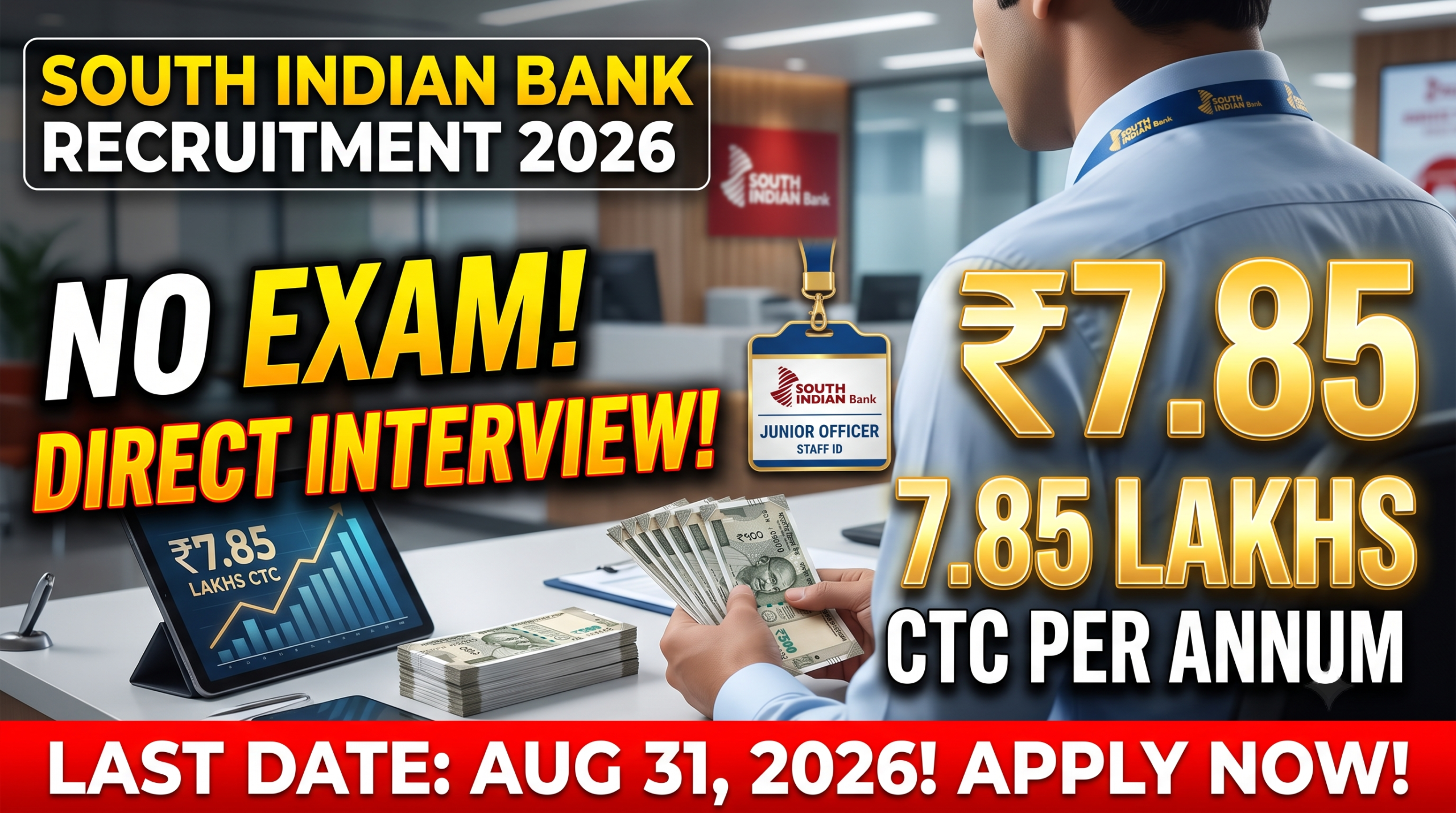 South Indian Bank Junior Officer